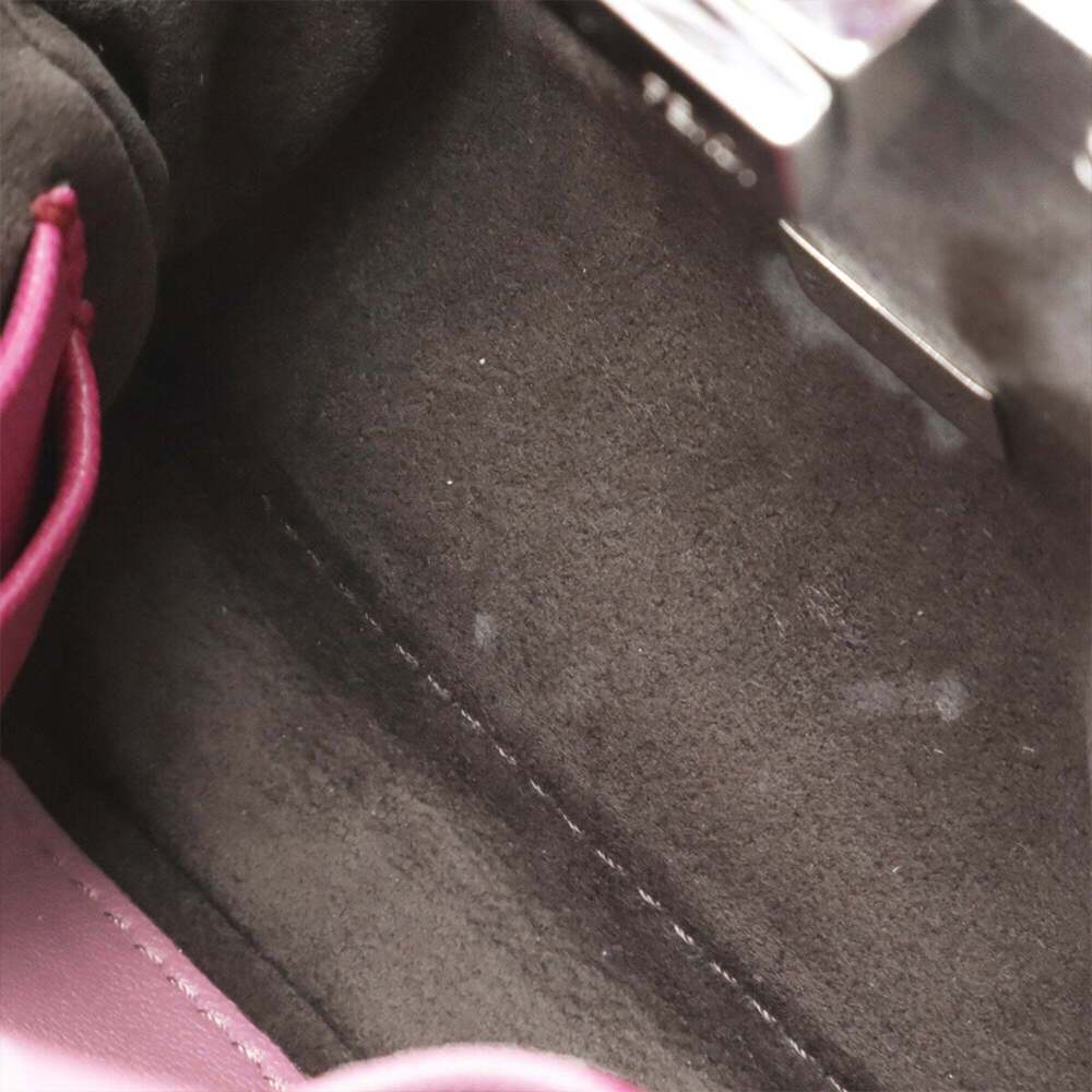 FENDI Purple Leather Peekaboo Shoulder Bag - Picture 8 of 10